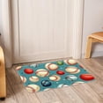 thumbnail image 6 of Baseball Kitchen Rugs Indoor Rug Door Mats - Polyester, Non-Slip, Machine Washable, 6 of 6