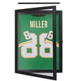 thumbnail image 5 of Americanflat 18x24 Shadow Box Frame Kids Jersey Display Case Lockable Hanger Sports Baseball Football - Black, 5 of 8