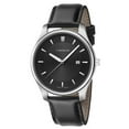 thumbnail image 1 of Wenger Men's 01.1441.101 City Classic Black Dial Black Leather Strap Watch, 1 of 5