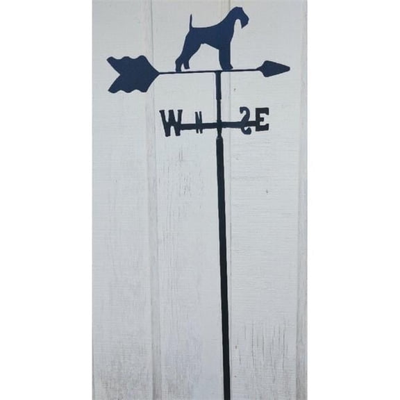 The Lazy Scroll  Airedale Terrier Garden Mount Weathervane
