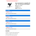 thumbnail image 2 of Door Lock Actuator Kit - Compatible with 1989 - 1991 Chevy R1500 Suburban 1990, 2 of 2