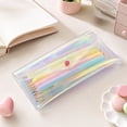 thumbnail image 4 of Lunxisen 1 Pcs Colorful Pencil Pouch Makeup Brush Bag Portable Travel Organizer Cute Multi-functional Case, 4 of 8