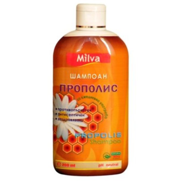 honeybee propolis shampoo strengthens hair, promotes growth, removes