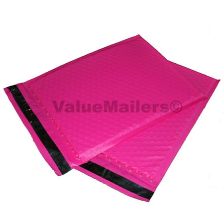100 2 pink poly bubble mailers envelopes padded mailer shipping