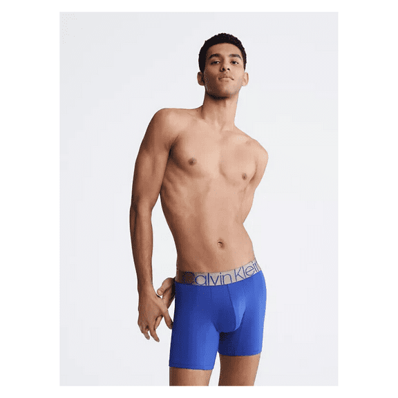 Calvin Klein Men's Icon Micro Boxer Brief-BLUE, Size XL.