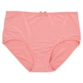 thumbnail image 4 of Delta Burke Intimates Women's Plus Size Sexy Classic High Rise Brief Panties (5Pr) (X-Large, Navy Blue Pink Florals), 4 of 13