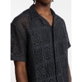 thumbnail image 4 of No Boundaries Crochet Shirt with Short Sleeves, Men's XS-4XLT, 4 of 5