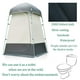 thumbnail image 4 of Tienda de campaña para ducha al aire libre, vestuario, privacidad, refugios portátiles para acampar (gris), 4 of 5