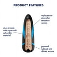 thumbnail image 2 of Satisfyer Men Masturbator Replacement Sleeve - Tri Delights, 2 of 2