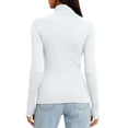 thumbnail image 4 of Mineart Fleece Lined Turtleneck Base Layer Top for Women Long Sleeve Slim Fit Thermal Layering Tee, 4 of 9