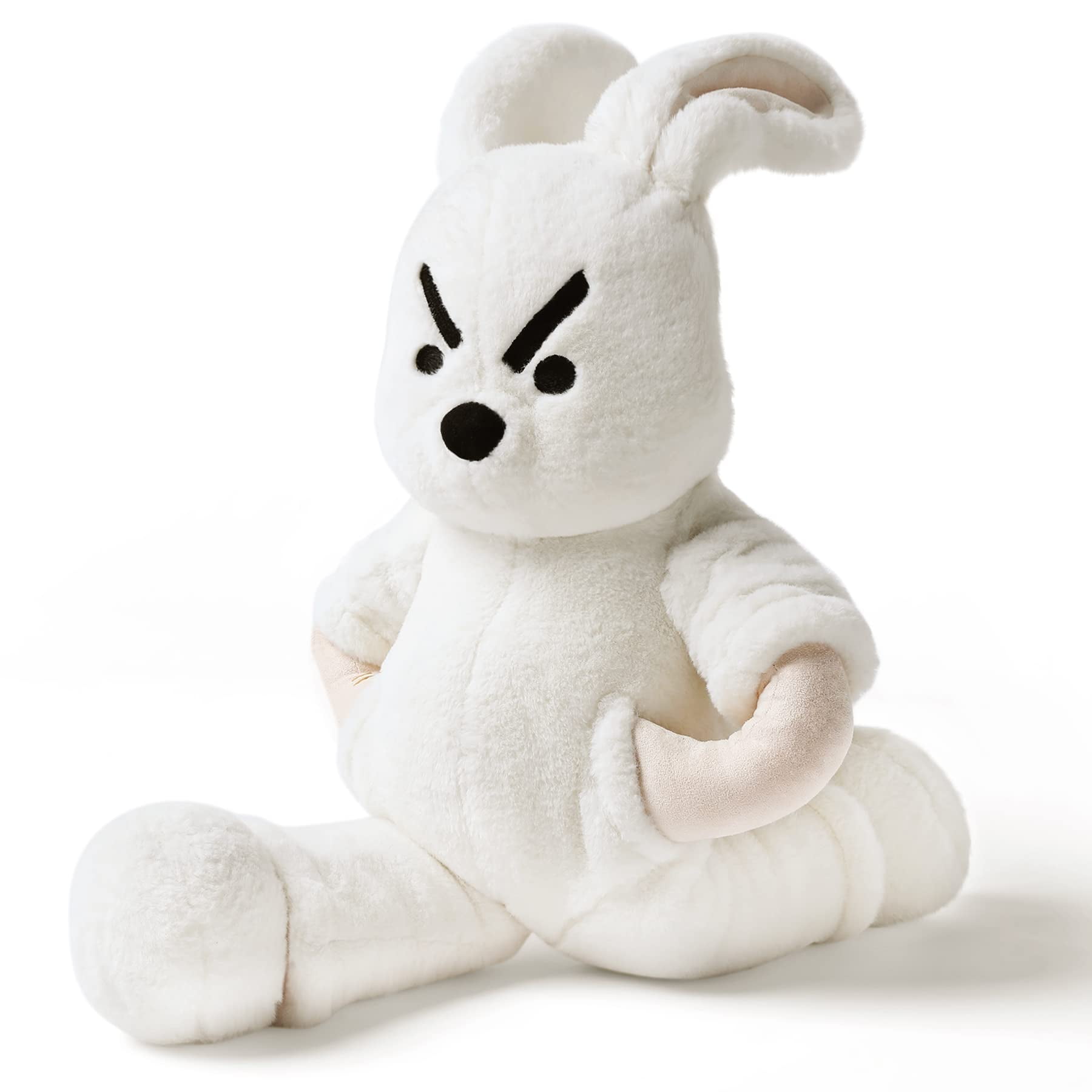 Peluches Lapin Grandes 35 Pieds Poches Anti Anxiete Animaux en Peluche Calins Mignons Rave de Courage Jouets en Peluche Lapin Doux Cadeau Calin