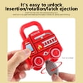 thumbnail image 6 of Toys for Kids Ages 4-8 Lock and Key Car Toys Counting Matching & Sorting Toys with Numbers and Vehicle Names Montessori Early Learning Toy Gift for Preschool Children Educational Toy, 6 of 7