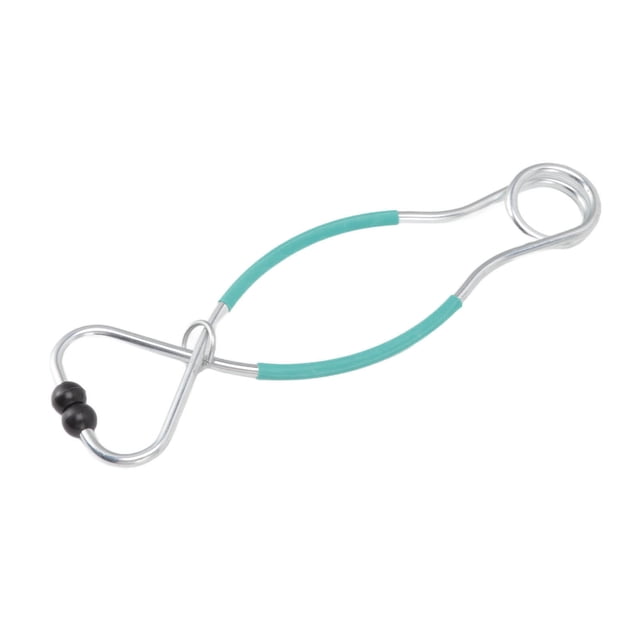 Cow Nose , Punch Free L Bull Nose Ring Strong Traction Glossy For Veterinary For Farm Yellow,Red,Green