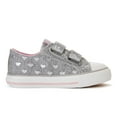 thumbnail image 3 of Weestep Toddler Little Kid Girls and Boys School Glitter Hook and Loop Sneaker, 3 of 6