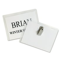 C-Line Name Badge Kits, Top Load, 4 x 3, Clear, 50/Box (95543)