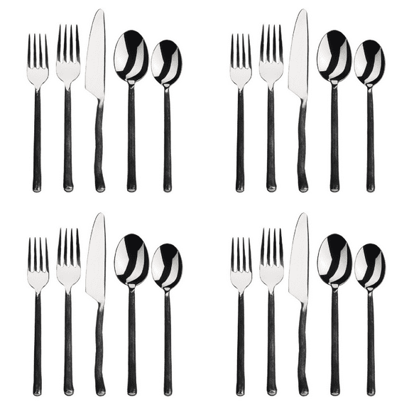Gourmet Settings (GS) Montana 18/10 Stainless Steel 20pc. Flatware Set