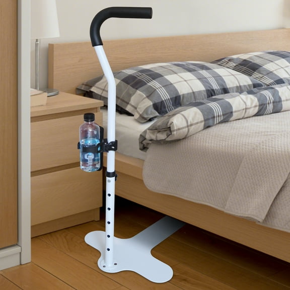 Couch stand assist Adjustable Bedside Assist Rail – Bed, Sofa, Toilet Stand Up Support Grab Bar for Seniors, Elderly, Disabled, Easy Install, Non-Slip white