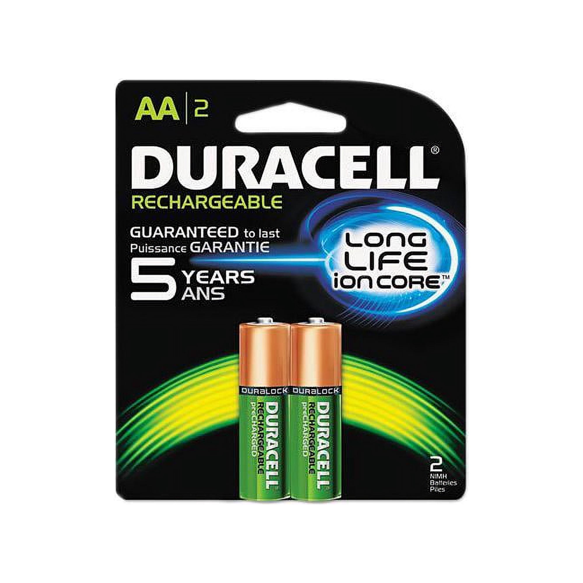 Duracell® Rechargeable Staycharged™ AA Batteries, Pack Of 2, NL1500B2N0001