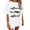 White, variant on Womens Athletic Tops Women's T-Shirts Women's Oversized Top Loose Short Sleeve T Shirt for Everyday Comfort and Effortless Style Black XL