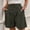 Coffee, variant on SEMPAI Linen Shorts High Waisted Pleated Lightweight Casual Summer Trendy 2026 Work Trouser Shorts with Pockets