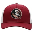 thumbnail image 2 of Men's Top of the World Garnet/White Florida State Seminoles Trucker Snapback Hat, 2 of 4