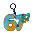 thumbnail image 3 of 6-7 Clip-On Plush 2 Pack - Pastel Party Pack, 3 of 5