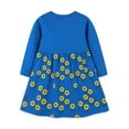 thumbnail image 5 of LUOGENLI Girls Dresses Size 6-7 Girls Dress Long Sleeve Cotton Casual Dresses Print Dress Princess Clothes Girls Dress Size 10-12 Summer Girls Dresses 5T with Pockets 5-6 Years, 5 of 6