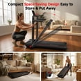 thumbnail image 3 of RHYTHM FUN Walking Pad with Incline, Foldable Walking Pad Treadmill with Handle, No Assembly Required & 300 lbs Capacity for Home & Office, 3 of 9