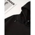 thumbnail image 4 of Sudadera Con Capucha De Color Liso Y Monograma Para Hombre, 4 of 8
