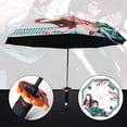 thumbnail image 1 of Jinzhaolai Anime Demon Slayer paraguas Kamado Tanjirou Nezuko Agatsuma Zenitsu Cosplay arma empuñadura cuchillo plegable sol paraguas Prop, 1 of 3