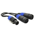 thumbnail image 4 of Varón de Del Divisor Del Los 0. Al Amplificador de 2 Vías Del Cordón Del Cable de 2 Altavoces Femeninos, 4 of 8