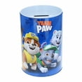 thumbnail image 2 of Paw Patrol Kids Tin Piggy Bank Learning Savings Tools for Kids, 2 of 2