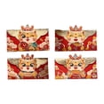 thumbnail image 3 of simhoa 4Pcs Chinese New Year Red Envelopes Money for Birthday Spring Festival B, 3 of 8