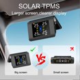 thumbnail image 3 of Coche Elegante La Alta Precisión Solar Del Advertencia Alarma Temperatura Neumático TPMS, 3 of 9