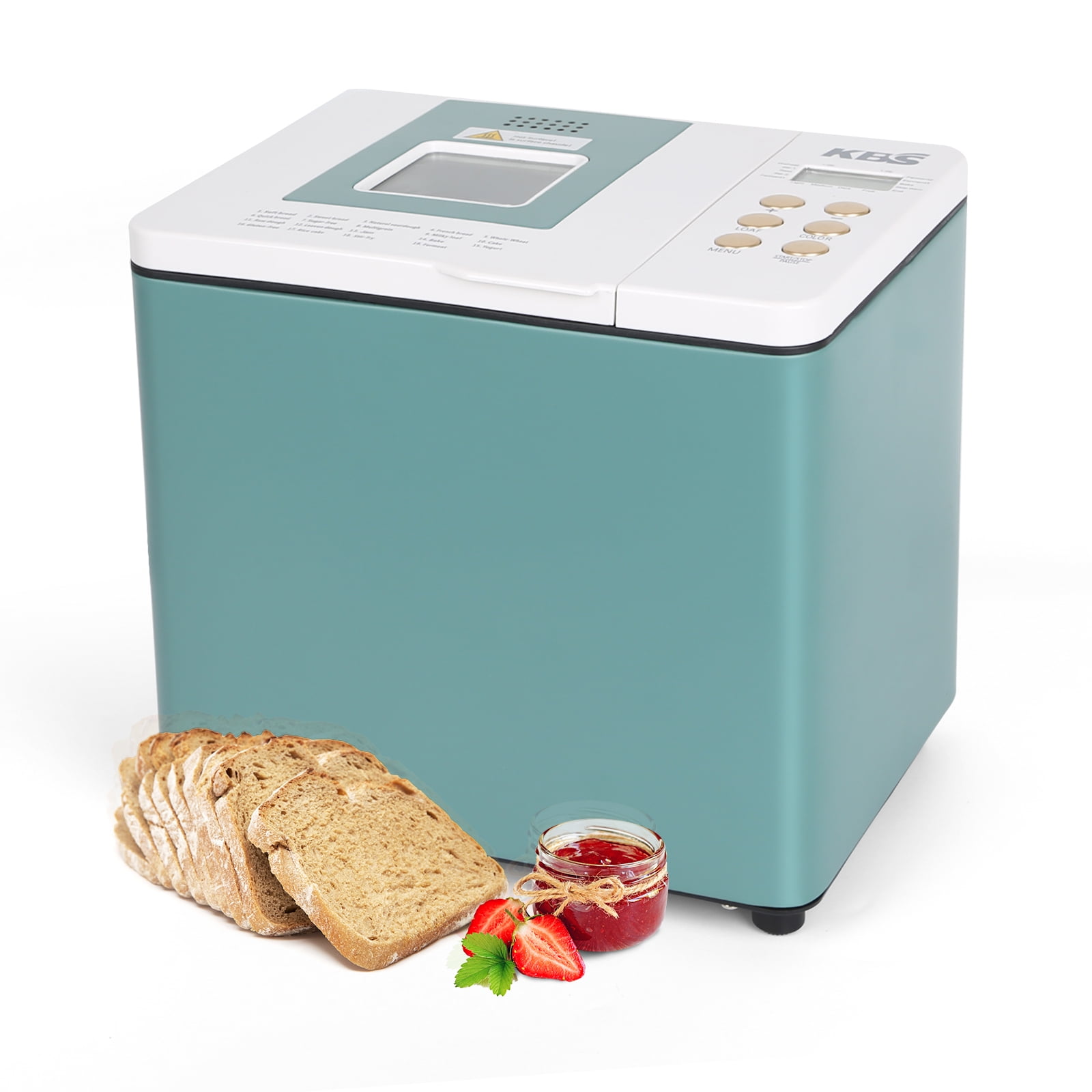 KBS 1.5LB Bread Maker Machine Fully Automatic LCD Display,Model 041