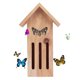 thumbnail image 3 of 2x Casa De Mariposas De Madera Refugio Impermeable Para Mariposas, , Decoración De Jardín, 3 of 7