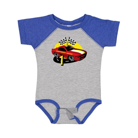 

Inktastic Race Car 1st Birthday Gift Baby Boy Bodysuit