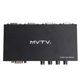 thumbnail image 1 of 4 in 1 Out 15 Pin Female 1920 X 1440 VGA Switch for PC TV Monitor Classroom Control Center Black, 1 of 4