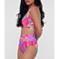 thumbnail image 3 of Printed Muse Halter Bikini Top Swimsuit, 3 of 6