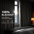 thumbnail image 3 of Half Price Drapes Signature Gunmetal Grey Grommet Velvet Blackout Curtains (1 Panel), 50WX 120L, 3 of 11