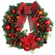 thumbnail image 1 of Guirnalda de Navidad de granja, corona de Año Nuevo, puerta delantera, colgante de pared, decoración navideña, decoración del hogar, 1 of 4