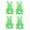 Green, variant on XMMSWDLA 4 Pcs Easter Bunny Utensil Cutlery Holder Pouch Bags Rabbit Felt Silverware Utensil Sleeve for Knife Forks Spring Easter Table Decoration Wedding Birthday Party Gifts