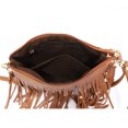 thumbnail image 3 of Bolso de borla con forma de bola de masa, bolso de mano con correa corta, bolso de mensajero para mujer, bolso de cuero, 3 of 5