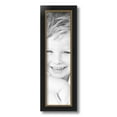 thumbnail image 2 of ArtToFrames 5x18 inch Black Velvet with Gold Picture Frame, Black MDF Poster Frame (4690), 2 of 7