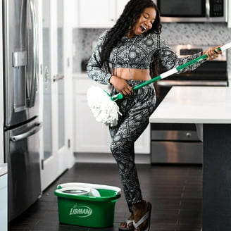 マリリン Libman Tornado Easy Spinner Microfiber Spin Mop and Bucket System