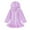 Purple, variant on Girls Swim Cover Up Terry Zip-Up Hoodie Swimsuit Coverup Beach Bathing Suit Wraps Ruffled Swimwear Cover-Ups & Wraps (5-6 Years, Purple #1)