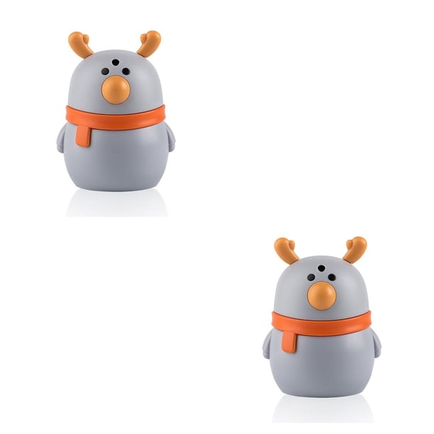 Moyic Soporte automático para palillos de con animales de dibujos animados, dispensador de tipo de prensa, caja de plástico PP, contenedor de azul claro 2piezas Moyic CBP187855