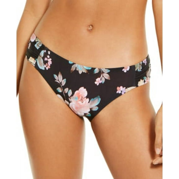 Becca FLORAL MULTI Floral Print Bikini Swim Bottoms, US X-Large