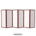 thumbnail image 6 of 4 ft. Tall Japanese Style Eudes Lattice Folding Screen - Rosewood - 6 Panels, 6 of 6