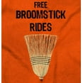 thumbnail image 2 of Free Broomstick Rides Halloween Witch Men's Big & Tall Graphic Hoodie Brisco Brands 2X, 2 of 5